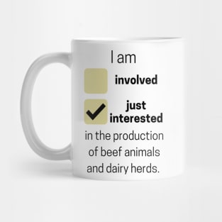 Just interested Beef and Diary Network Mug